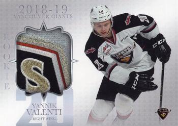 2018-19 Vancouver Giants (WHL) #8 Yannik Valenti Front