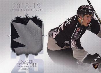 2018-19 Vancouver Giants (WHL) #12 Kaleb Bulych Front