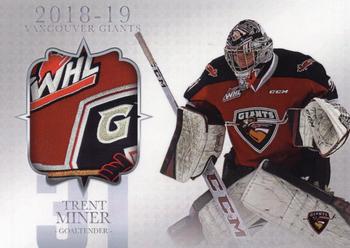 2018-19 Vancouver Giants (WHL) #17 Trent Miner Front