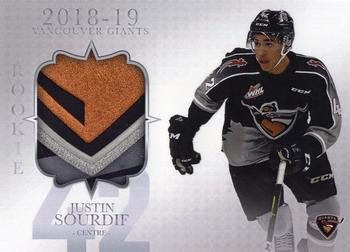 2018-19 Vancouver Giants (WHL) #22 Justin Sourdif Front
