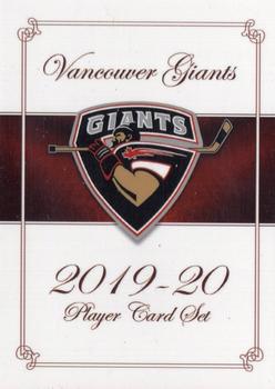2019-20 Vancouver Giants (WHL) #1 Header Card Front
