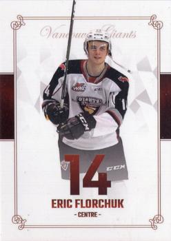 2019-20 Vancouver Giants (WHL) #5 Eric Florchuk Front