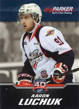 2014-15 Parker Sport & Gear Cleaning Windsor Spitfires (OHL) #19 Aaron Luchuk Front