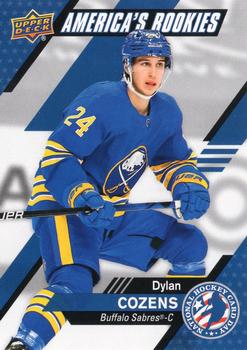 2021 Upper Deck National Hockey Card Day USA #USA-4 Dylan Cozens Front