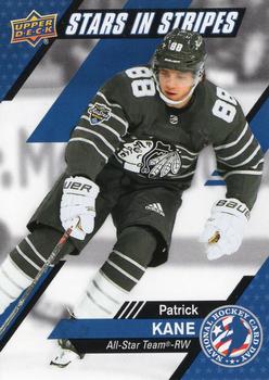 2021 Upper Deck National Hockey Card Day USA #USA-6 Patrick Kane Front