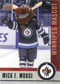 2021-22 Upper Deck MVP Mascot Gaming Cards Mick E Moose Winnipeg Jets #M30