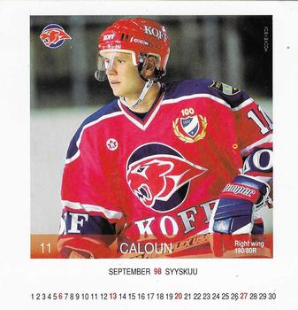 1997-98 Finnish Adbox Hockey-Box #JAN1 Jan Caloun Front