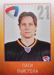 2011-12 Sereal KHL Stickers #SEV-25 Pasi Puistola Front