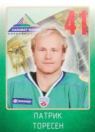 2011-12 Sereal KHL Stickers #KG-18 Patrick Thoresen Front