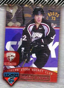 2010-11 Guelph Storm (OHL) 1991-2010 Top 20 All-Time #3 Dustin Brown Front