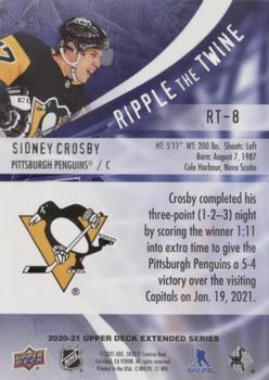 2020-21 Upper Deck - Ripple The Twine #RT-8 Sidney Crosby Back
