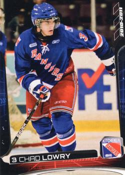 2010-11 Extreme Kitchener Rangers (OHL) #14 Chad Lowry Front