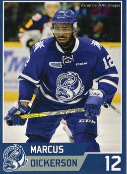 2016-17 Mississauga Steelheads (OHL) #NNO Marcus Dickerson Front
