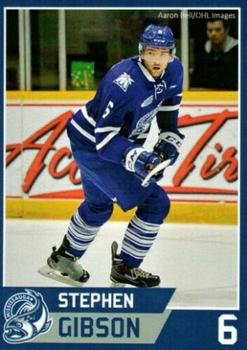 2016-17 Mississauga Steelheads (OHL) #NNO Stephen Gibson Front
