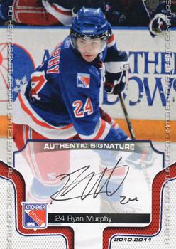 2010-11 Extreme Kitchener Rangers (OHL) Autographs #12 Ryan Murphy Front