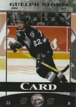 2004-05 M&T Printing Guelph Storm (OHL) #2 Ryan Card Front