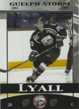 2004-05 M&T Printing Guelph Storm (OHL) #13 Matthew Lyall Front