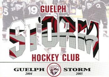 2004-05 M&T Printing Guelph Storm (OHL) #32 Checklist Front