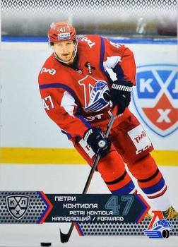 2015-16 Sereal KHL #LOK-013 Petri Kontiola Front