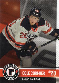 2020-21 Quebec Remparts (QMJHL) #NNO Cole Cormier Front