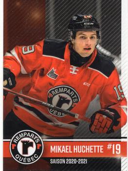 2020-21 Quebec Remparts (QMJHL) #NNO Mikael Huchette Front