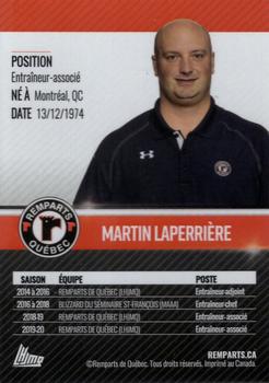 2020-21 Quebec Remparts (QMJHL) #NNO Martin Laperriere Back