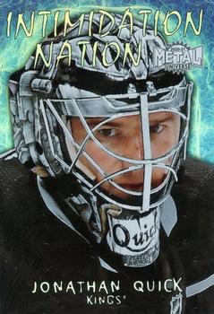 2020-21 SkyBox Metal Universe - Intimidation Nation #IN-11 Jonathan Quick Front