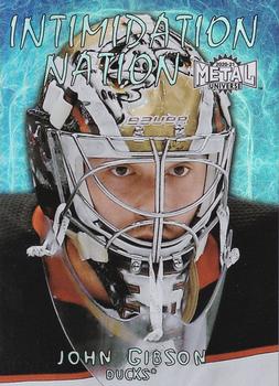 2020-21 SkyBox Metal Universe - Intimidation Nation #IN-30 John Gibson Front