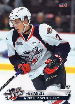 2017-18 Choice Windsor Spitfires (OHL) #1 Tyler Angle Front