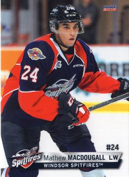 2017-18 Choice Windsor Spitfires (OHL) #13 Mathew MacDougall Front