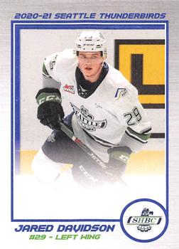 2020-21 Booster Club Seattle Thunderbirds (WHL) #NNO Jared Davidson Front