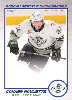 2020-21 Booster Club Seattle Thunderbirds (WHL) #NNO Conner Roulette Front