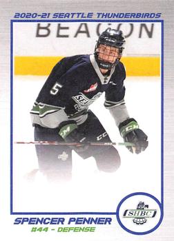 2020-21 Booster Club Seattle Thunderbirds (WHL) #NNO Spencer Penner Front