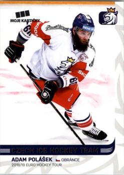 2018-19 Moje karticky Czech Ice Hockey Team #30 Adam Polasek Front