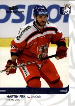 2018-19 Moje karticky Czech Ice Hockey Team #43 Martin Frk Front