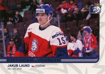 2018-19 Moje karticky Czech Ice Hockey Team #73 Jakub Lauko Front