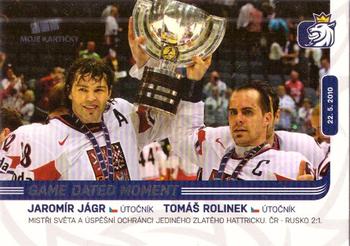 2018-19 Moje karticky Czech Ice Hockey Team #92 Tomas Rolinek / Jaromir Jagr Front