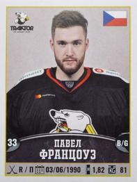 2017-18 Panini KHL Stickers #298 Pavel Francouz Front