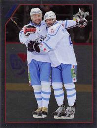 2017-18 Panini KHL Stickers #424 Ilya Kovalchuk / Alexander Radulov Front