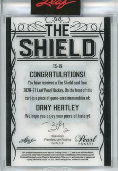 2020-21 Leaf Pearl - The Shield #TS-19 Dany Heatley Back