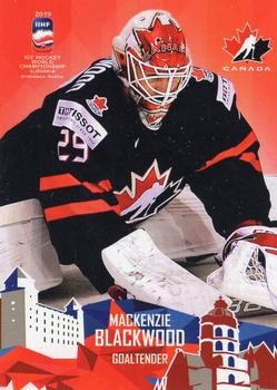 2019 Taiga IIHF World Championship Team Canada #CAN19/01 Mackenzie Blackwood Front
