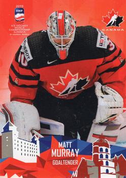 2019 Taiga IIHF World Championship Team Canada #CAN19/02 Matt Murray Front