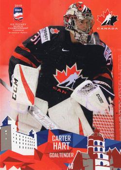 2019 Taiga IIHF World Championship Team Canada #CAN19/03 Carter Hart Front
