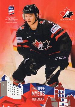 2019 Taiga IIHF World Championship Team Canada #CAN19/05 Philippe Myers Front