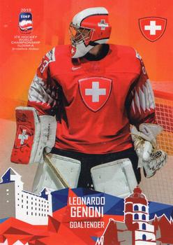2019 Taiga IIHF World Championship Team Switzerland #SWI19/03 Leonardo Genoni Front