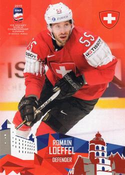 2019 Taiga IIHF World Championship Team Switzerland #SWI19/08 Romain Loeffel Front