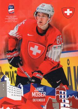 2019 Taiga IIHF World Championship Team Switzerland #SWI19/10 Janis Moser Front