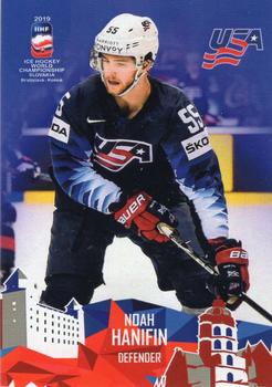 2019 Taiga IIHF World Championship Team USA #USA19/09 Noah Hanifin Front
