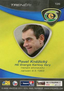 2011-12 OFS Plus - Coaches #T26 Pavel Knezicky Back