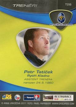 2011-12 OFS Plus - Coaches #T28 Petr Taticek Back